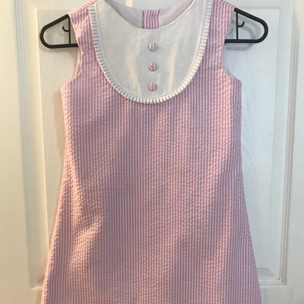 Bailey Boys Pink Seersucker Dress
